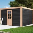 Foto van WoodAcademy houten tuinhuis Graniet Excellent nero 300x300 cm