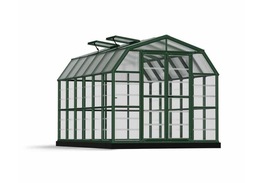 Palram – Canopia Grand Gardener Clear 8X12 - Groen Foto van Palram – Canopia Grand Gardener Clear 8X12 - Groen