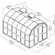 Foto van Palram – Canopia Grand Gardener Clear 8X12 - Groen