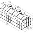 Foto van Palram – Canopia Grand Gardener Clear 8X20 - Groen