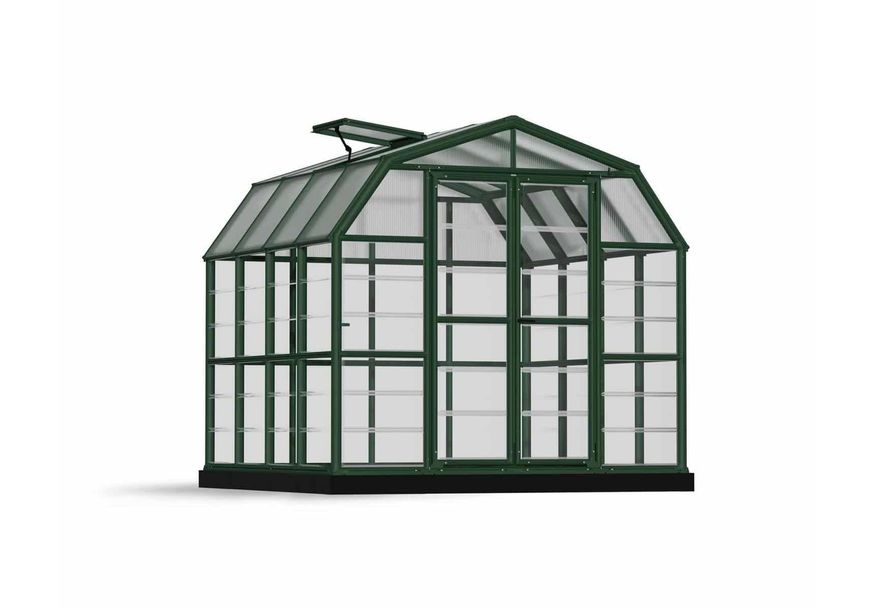 Palram – Canopia Grand Gardener Clear 8X8 - Groen Foto van Palram – Canopia Grand Gardener Clear 8X8 - Groen