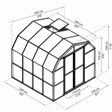Foto van Palram – Canopia Grand Gardener Clear 8X8 - Groen
