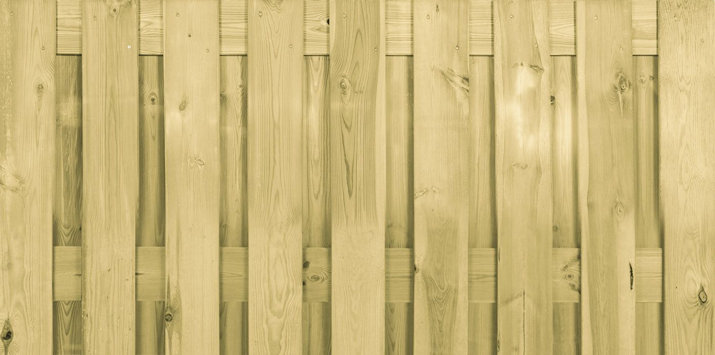 Foto van Azalp tuinscherm Grenen voor beton 19 planken