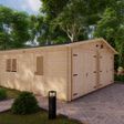 Foto van Grunland garage James double 600 x 600 cm