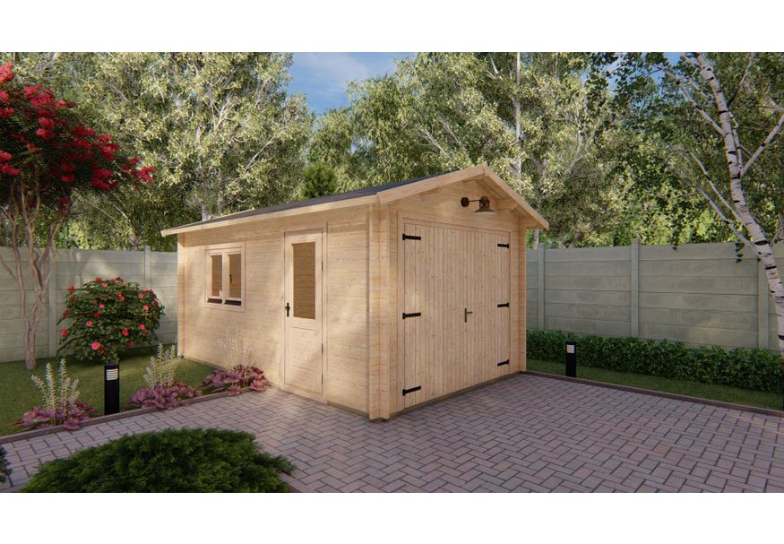 Grunland garage Leo 320 x 520 cm Foto van Grunland garage Leo 320 x 520 cm