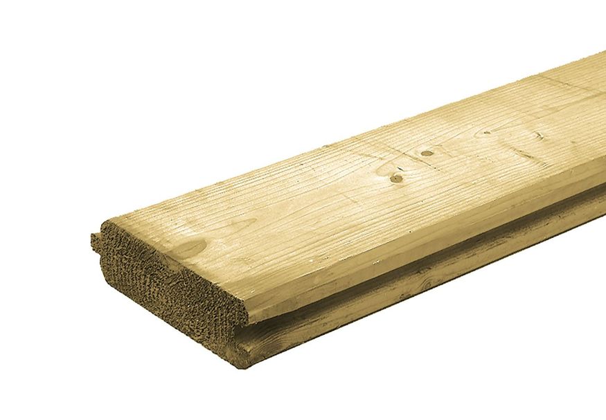Gr. Vuren FSC Damwand 045/135 - 360 cm Foto van Gr. Vuren FSC Damwand 045/135 - 360 cm