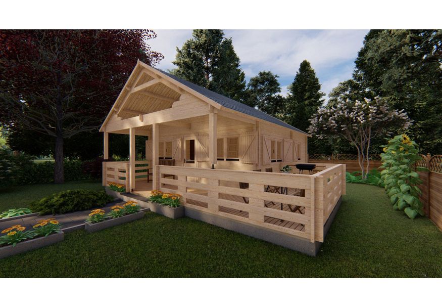 Grunland Chalet Gustav 600x600 cm Foto von Grunland Chalet Gustav 600x600 cm