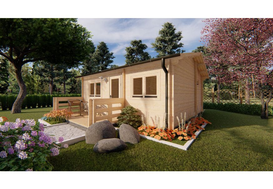 Grunland Chalet Hakan 600x520 cm Foto van Grunland Chalet Hakan 600x520 cm