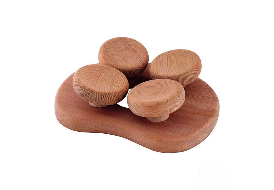 Foto van Halu erogonomische hoofdsteun - Cedar (512-D)