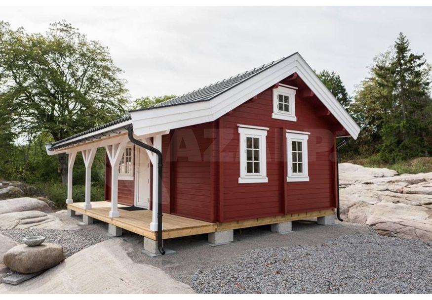 Azalp Halvar Chalet 500x350 cm, 45 mm Foto von Azalp Halvar Chalet 500x350 cm, 45 mm