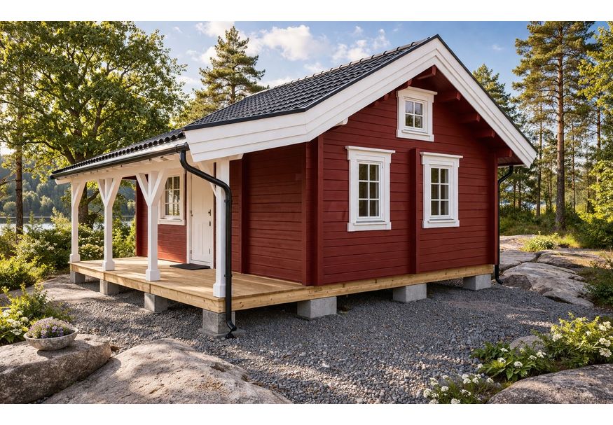 Foto van Azalp Halvar Chalet 500x350 cm, 95 mm