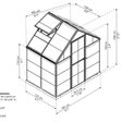 Foto van Palram – Canopia Harmony 6x4 Zilver