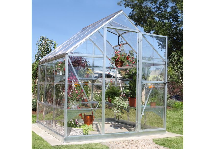 Palram – Canopia Harmony 6x6 Zilver Foto van Palram – Canopia Harmony 6x6 Zilver