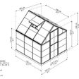 Foto von Palram – Canopia Harmony 6x6 Silber