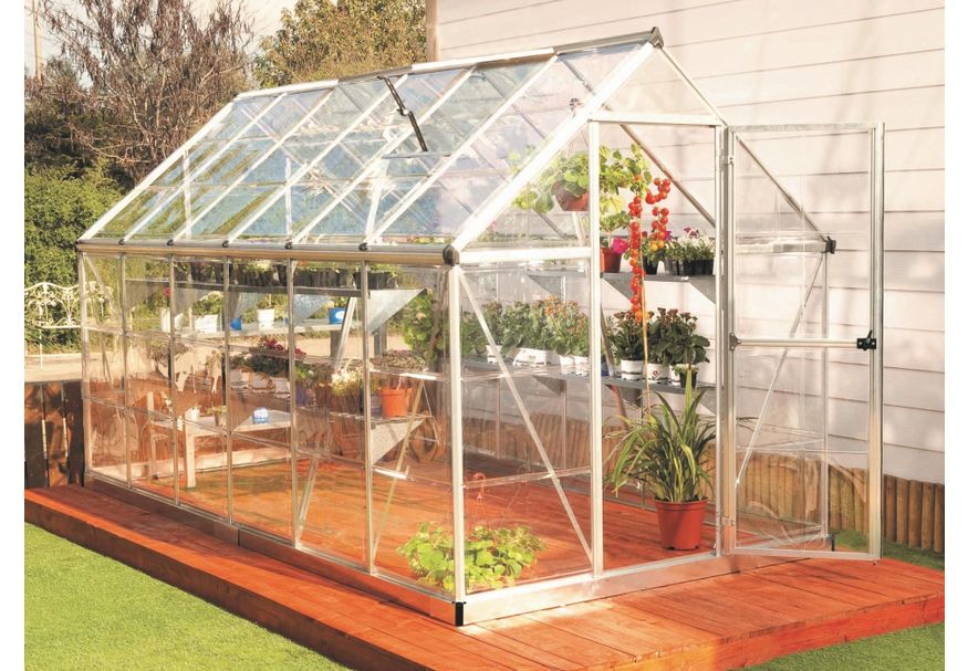 Palram – Canopia Harmony 6x12 Zilver Foto van Palram – Canopia Harmony 6x12 Zilver
