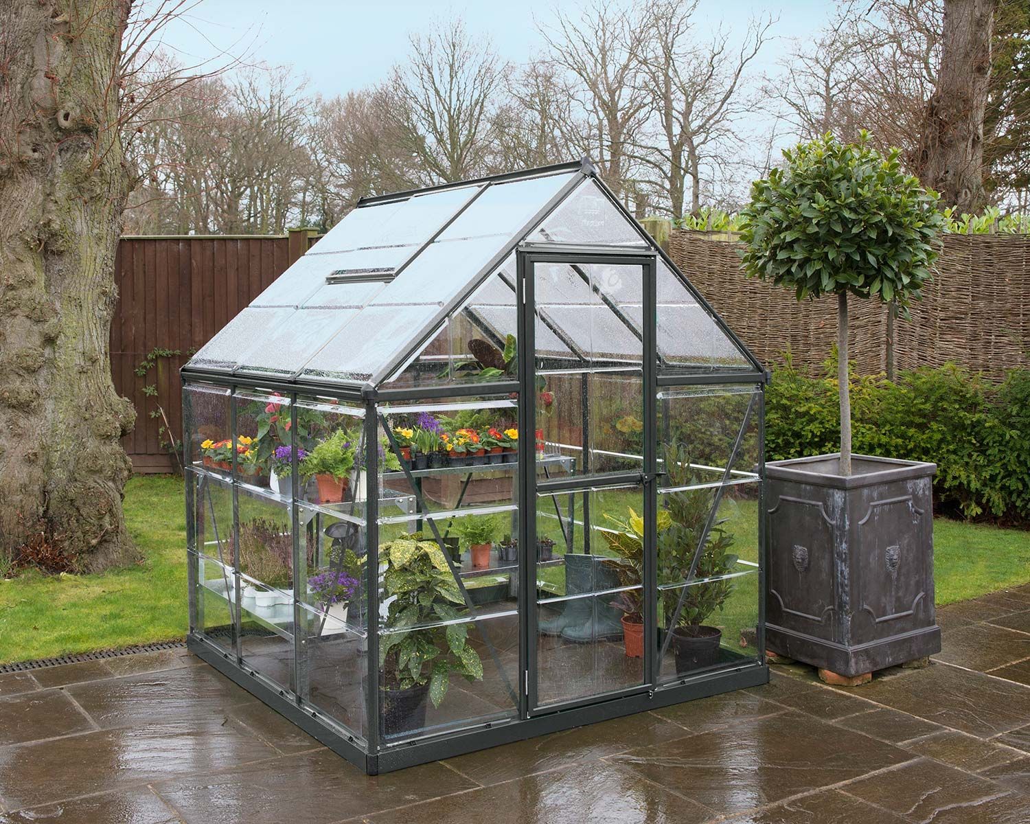 Palram – Canopia Harmony 6x10 - Grijs kopen bij Azalp.nl
