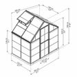 Foto van Palram – Canopia Harmony 6x4 - Groen
