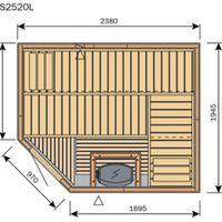 Foto der Harvia Sauna Variant Line S2520L