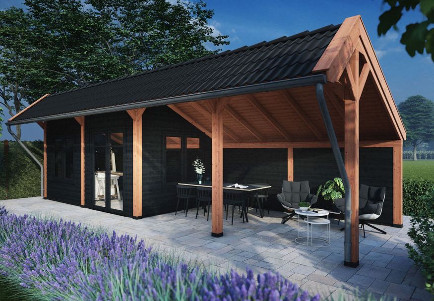 Foto von Trendhout de Heerd Schuppen mit Satteldach 900x425 cm