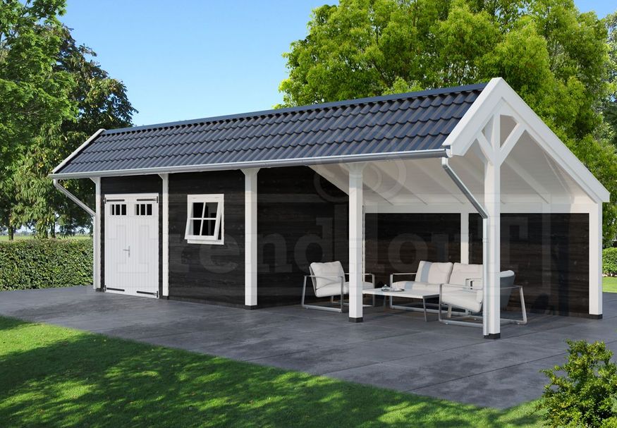 Trendhout Kapschuur de Heerd 980x425 cm Foto van Trendhout Kapschuur de Heerd 980x425 cm