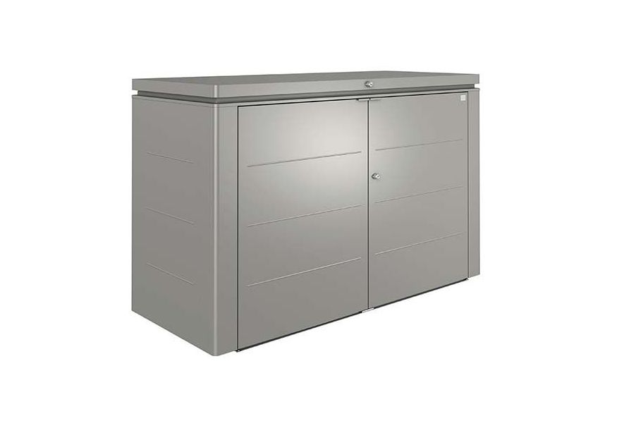 Biohort Highboard 160 Kwartsgrijs Metallic Foto van Biohort Highboard 160 Kwartsgrijs Metallic