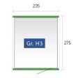 Foto van Biohort HighLine H3 Metalen Berging Kwartsgrijs Metallic Dubbele deur