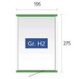 Foto van Biohort HighLine H2 Metalen Berging Zilver Metallic