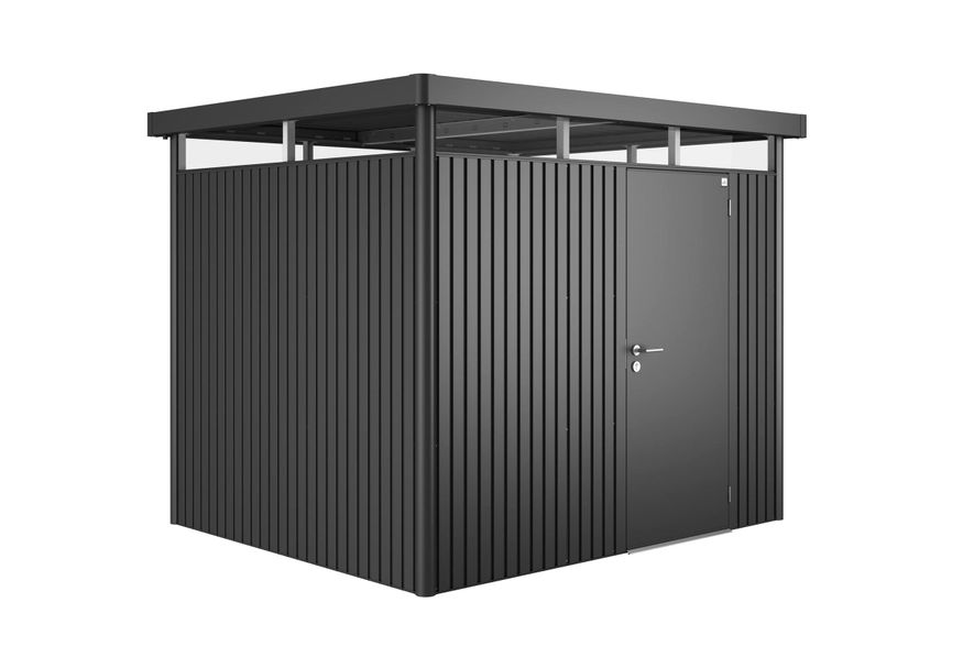Biohort HighLine H3 Metalen Berging Donkergrijs Metallic Foto van Biohort HighLine H3 Metalen Berging Donkergrijs Metallic