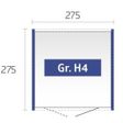 Foto van Biohort HighLine H4 Metalen Berging Donkergrijs Metallic Dubbele Deur