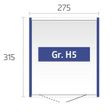 Foto van Biohort HighLine H5 Metalen Berging Donkergrijs Metallic Dubbele Deur