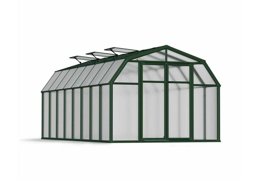 Palram – Canopia Hobby Gardener 8X16 - Groen Foto van Palram – Canopia Hobby Gardener 8X16 - Groen