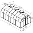 Foto van Palram – Canopia Hobby Gardener 8X16 - Groen