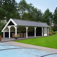 Foto van Trendhout de Hoeve XL Kapschuur