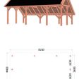 Foto van Trendhout Kapschuur de Hoeve XL 815x440 cm - links