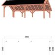 Foto van Trendhout Kapschuur de Hoeve XL 885x380 cm - links