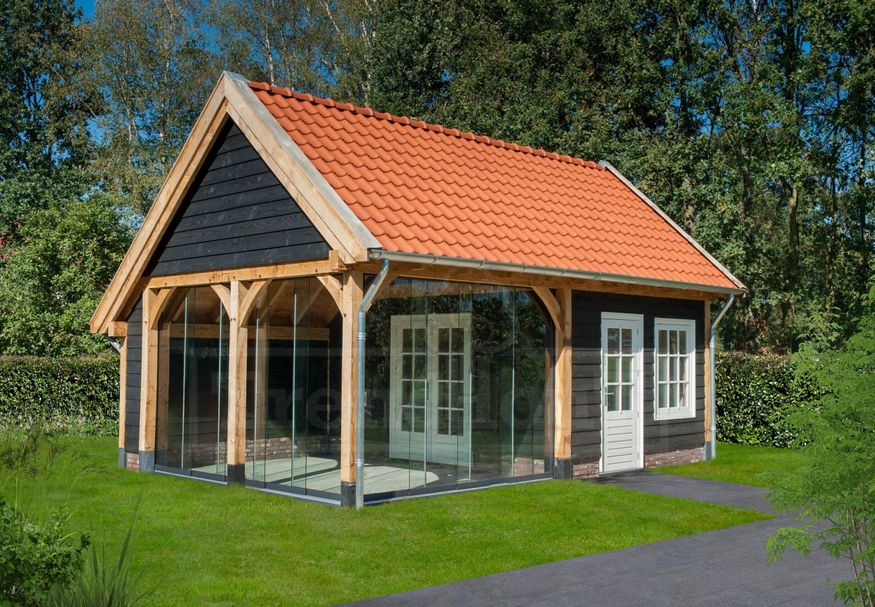 Trendhout de Hofstee XXL Schuppen mit Satteldach 655x720 cm Foto von Trendhout de Hofstee XXL Schuppen mit Satteldach 655x720 cm