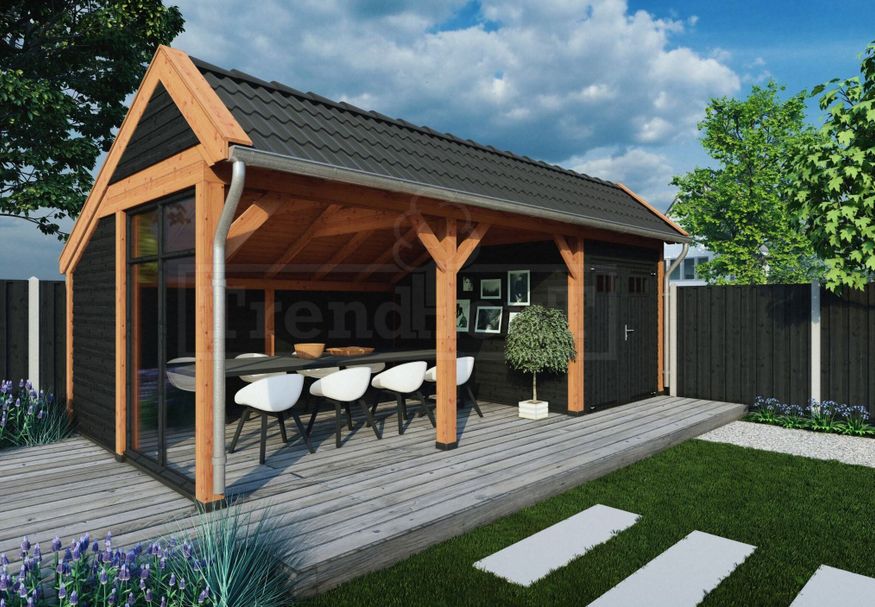 Trendhout Kapschuur de Stee 500x425 cm Foto van Trendhout Kapschuur de Stee 500x425 cm