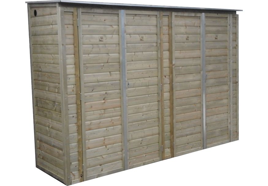 Lutrabox hoge tuinkast 250x82x206cm LCH250-R Foto van Lutrabox hoge tuinkast 250x82x206cm LCH250-R