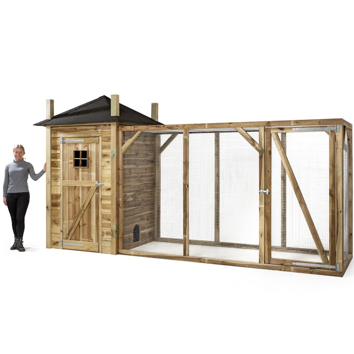 Foto van Voldux konijnenhok hooiberg Eline XL