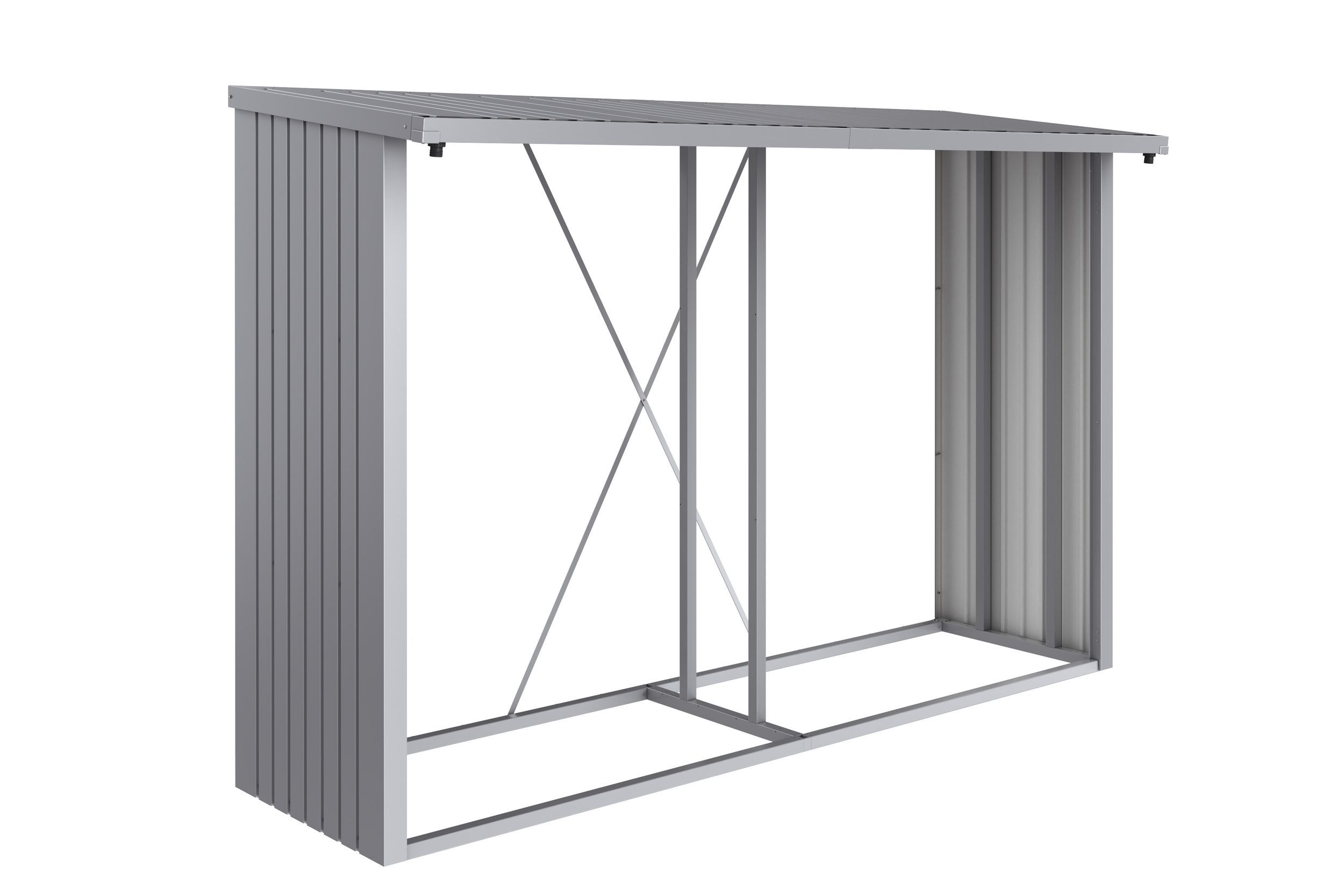 Foto van Biohort Woodstock 300 Metalen Houtopslag