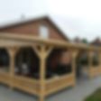 Foto von Azalp Terrassenüberdachung Holz 700x300 cm