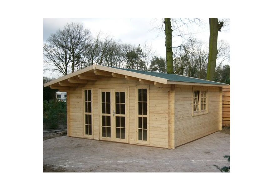 Azalp Royal Class Blockhäuser Tjard 500x550 cm, 45 mm Foto von Azalp Royal Class Blockhäuser Tjard 500x550 cm, 45 mm