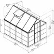 Foto van Palram – Canopia Hybrid 6x8 - Groen