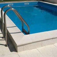 Foto der Trend Pool Beckenrandsteine Ibiza 400 weiß (für Rundbecken)