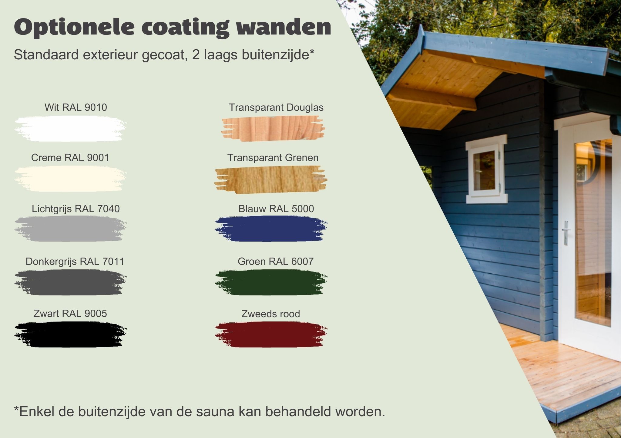 Foto van Interflex buitensauna 2539 S