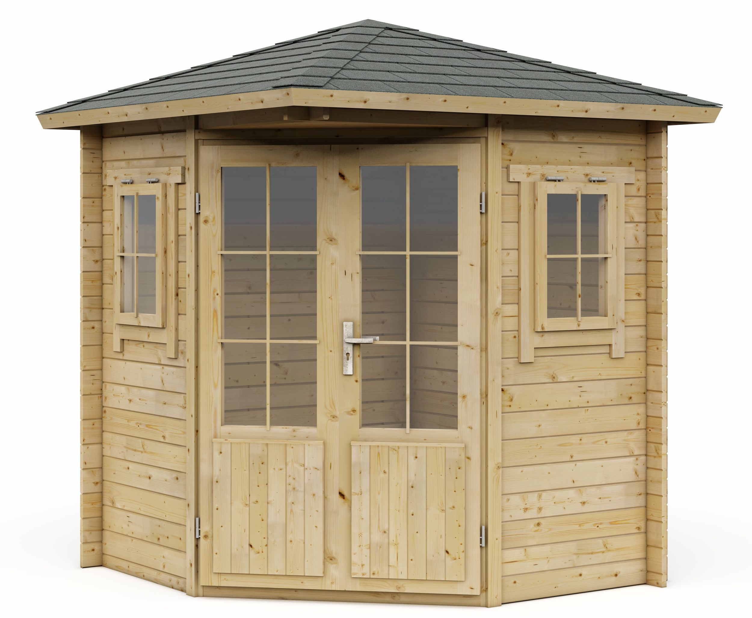 Foto der Interflex Blockhütte 2055 Plus