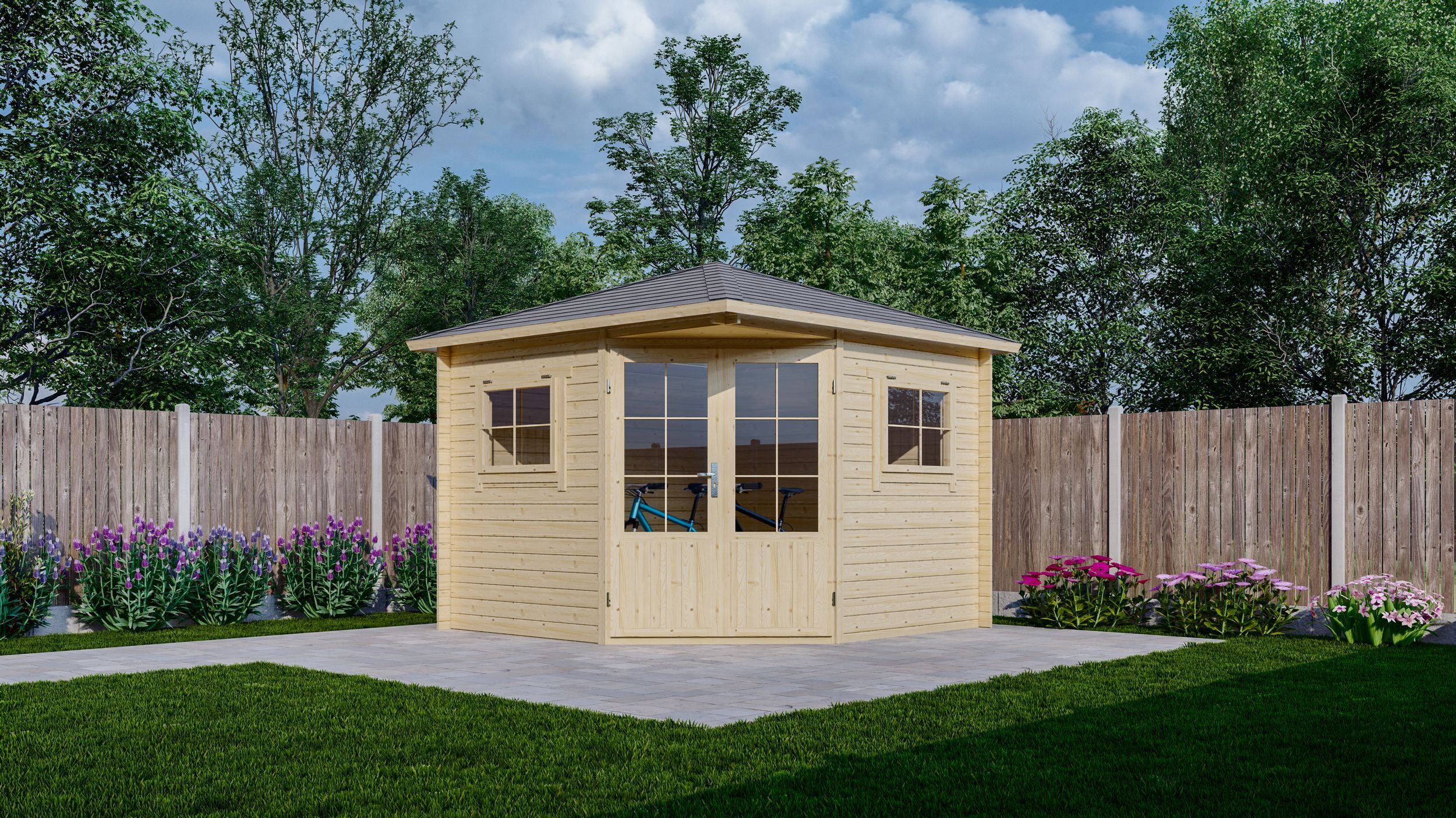 Foto van Interflex Blokhut 3055 K plus