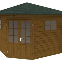 Foto der Interflex Blockhütte 3055 K plus
