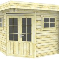 Foto der Interflex Blockhütte 2556 Plus - gestrichen