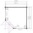 Foto von Interflex Blockhütte 2556 Plus - exterieur gecoat